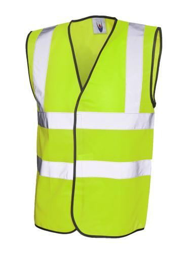 Hi-Vis Safety Waistcoat Yellow - Various Sizes